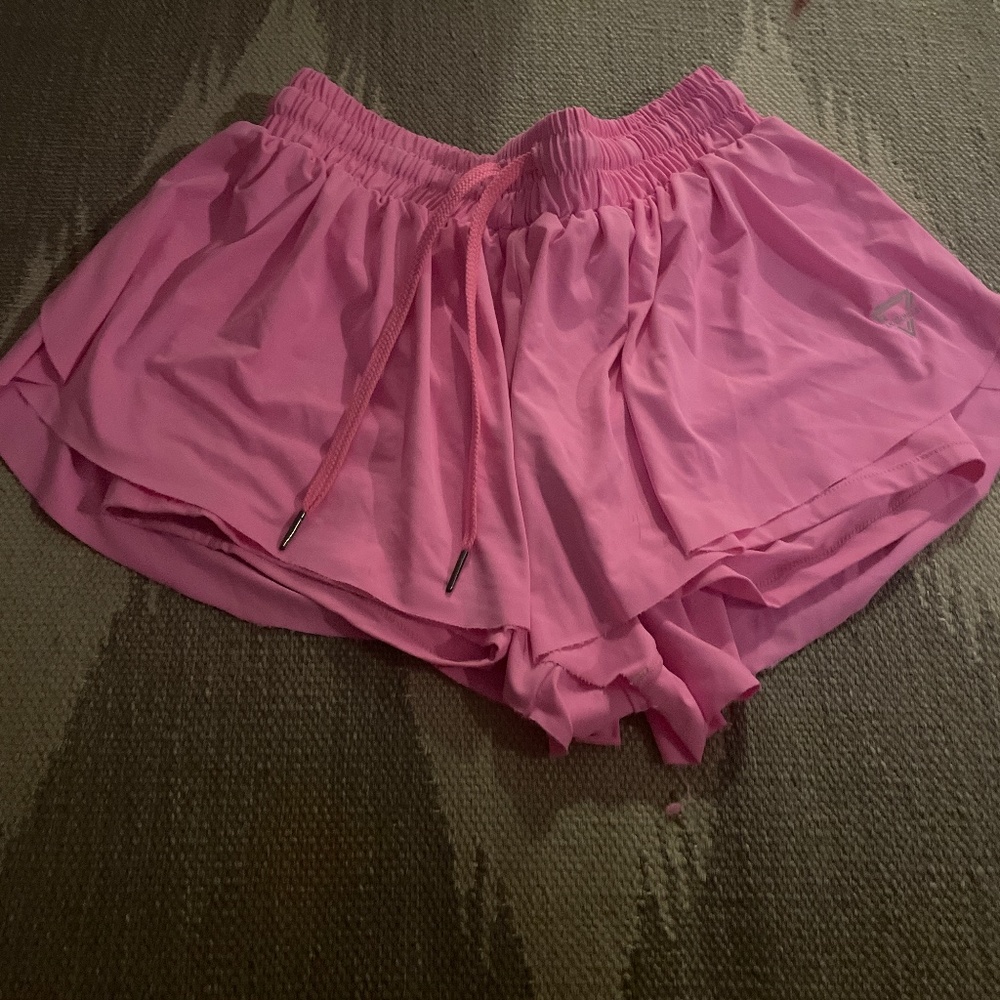 hot pink flow shorts